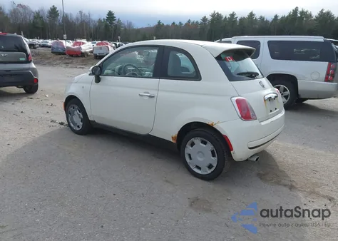 2013 Fiat 500 Pop z USA, uszkodzony, nr VIN 3C3CFFAR5DT512779